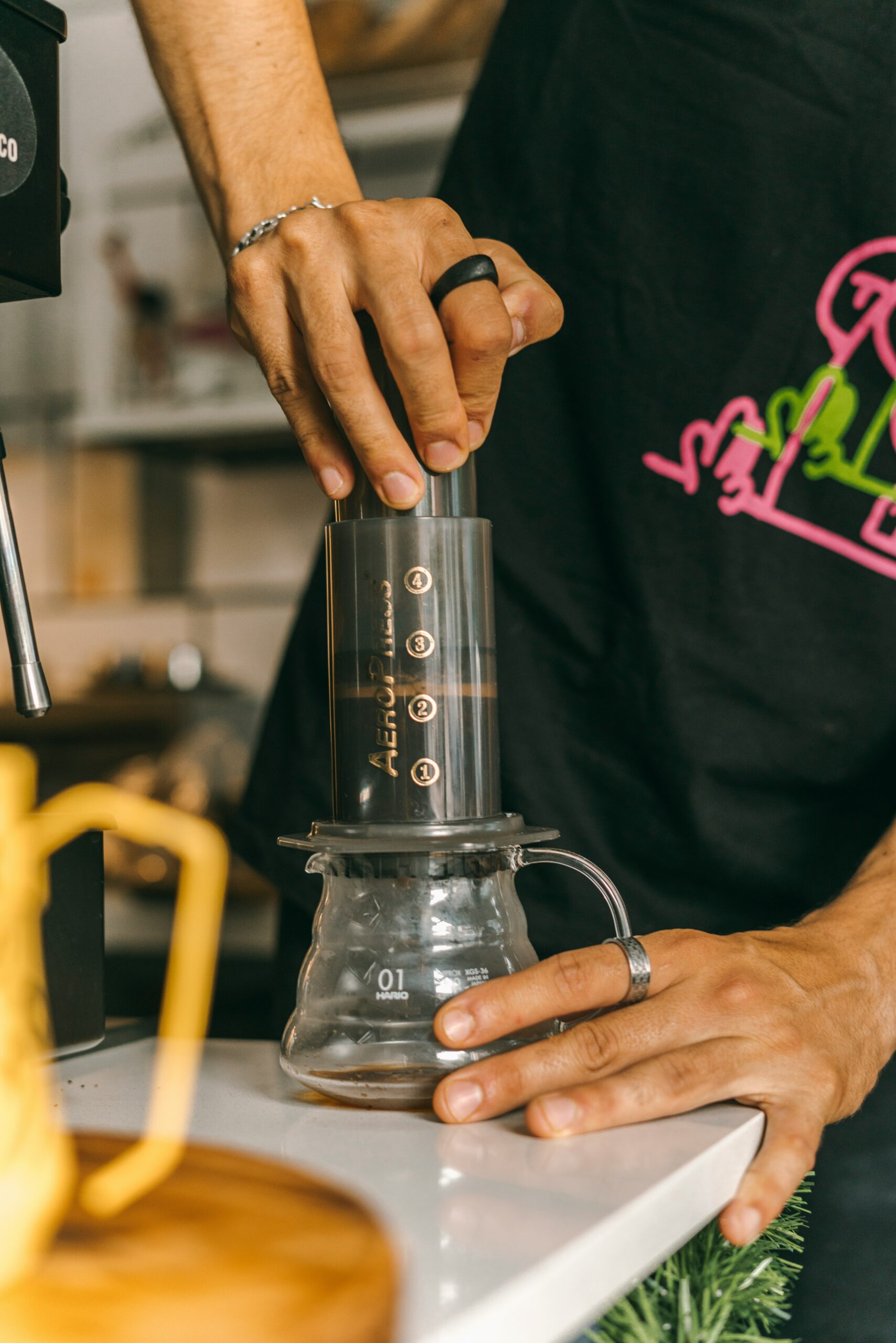 AeroPress｜Photo by cafeconcetto on Unsplash
