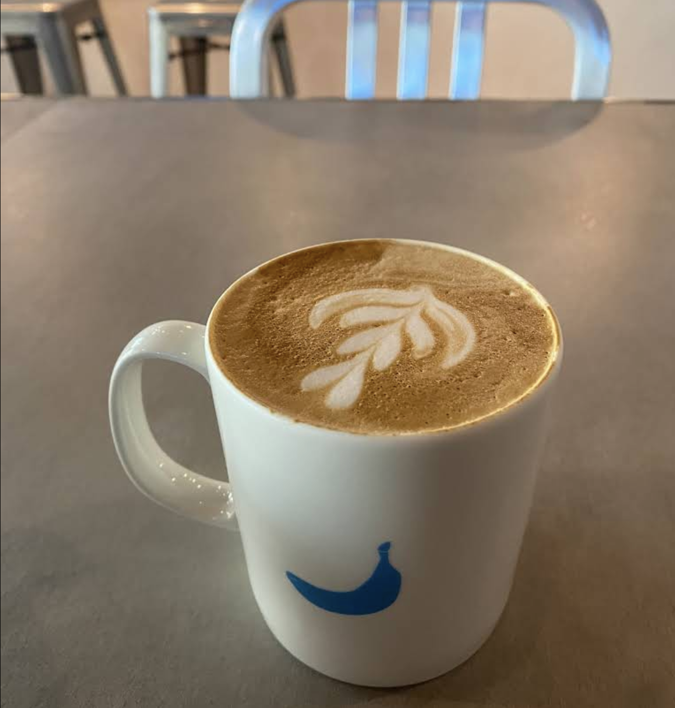 Banana Blue Coffee 大直店 拿鐵咖啡｜圖片來源：Google Map