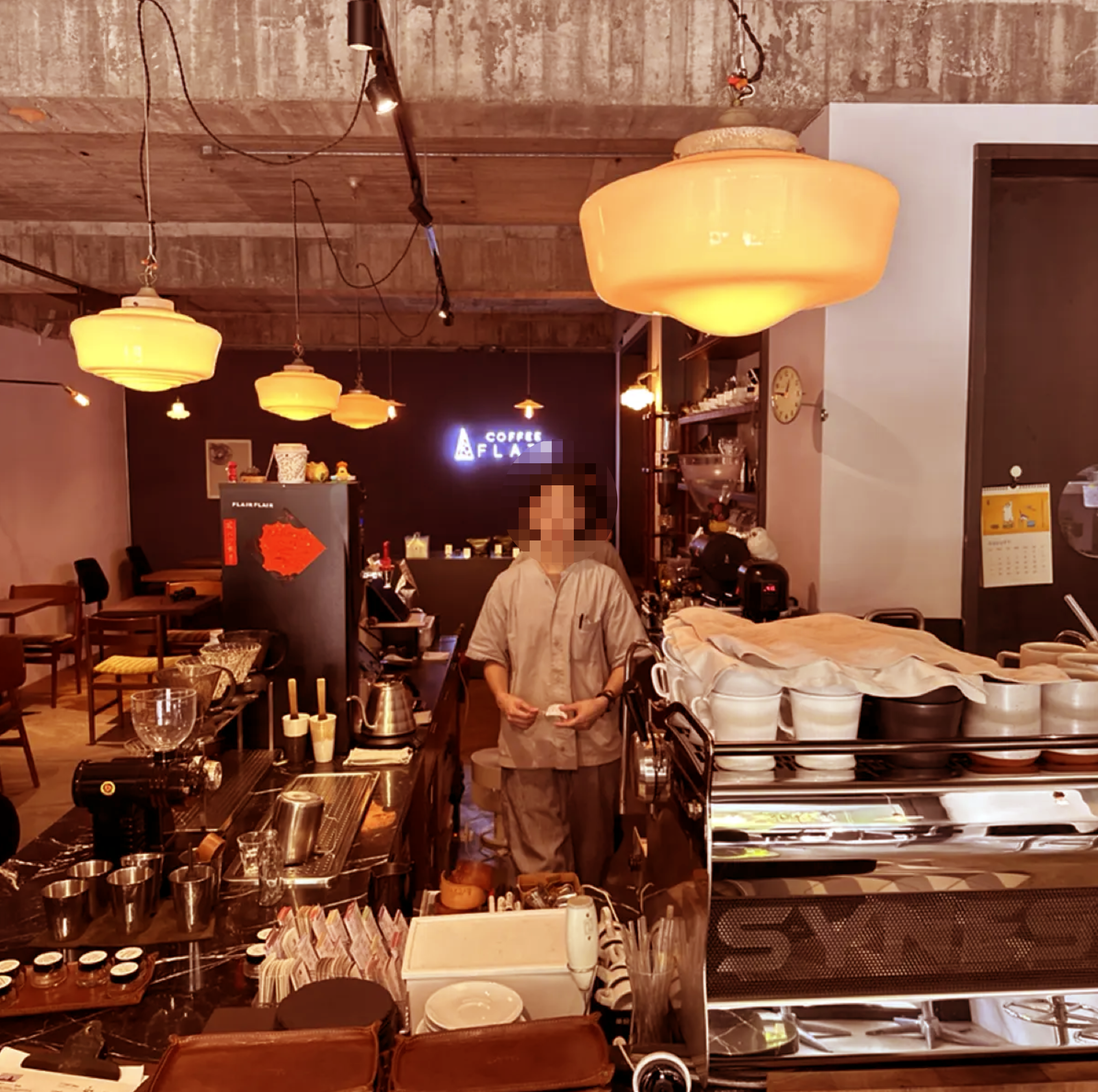 COFFEE FLAIR 咖啡館吧台｜圖片來源：Google Map