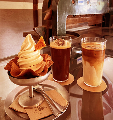 HERMIT蜂巢脆餅霜淇淋、西西里與冰拿鐵｜圖片來源：Google Map